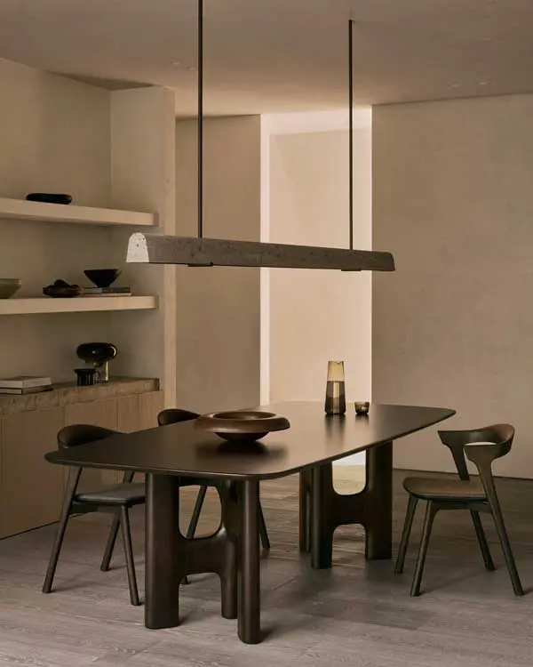 35093_Flow_dining_table_Rose_Brown_51484_Bok_dining_chair_Warm_Brown_2_WEB.webp