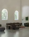 New-Works_Lifestyle_44240_44250_44220_44252_Shore-Modular-Sofa_42741_Atlas-Bench_100x32_Fumed-Oak_43510_Shore-Lounge-Chair_Plinth_22150_Kantarell-Floor-Lamp_Black_1.webp