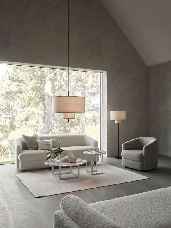 New-Works_Autumn-21_Margin-Pendant-Ø70_Margin-Floor-Lamp_Covent-Sofa-Deep-3-Seater_Covent-Lounge-Chair_Florence-Coffee-and-Side-Table-(1).webp