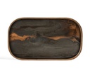 Tarjotin Bronze Organic Glass, rectangular L