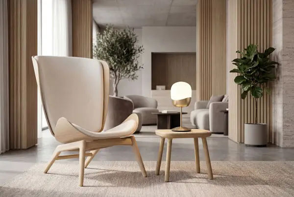 UMAGE_lifestyle_The-Reader_oak_white-sands_Paff_oak_travertine_Spring_table-lamp_brass-(1).webp