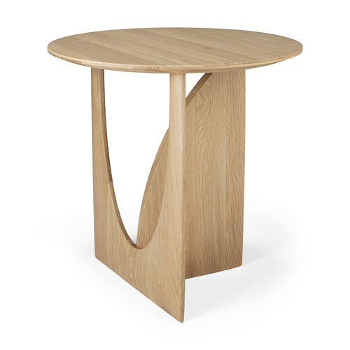 Sivupöytä Oak Geometric 51 cm, tammi