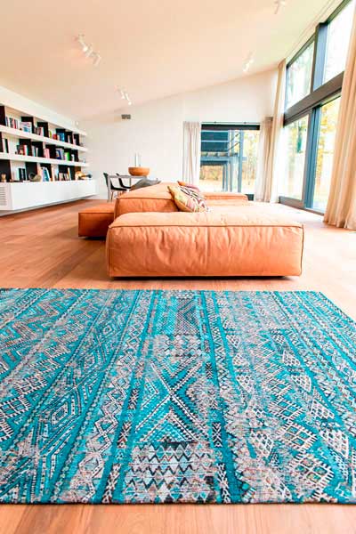 Matto Antiquarian Kilim Zemmuri Blue