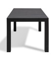 Jatkettava pöytä Mindo 111, 162 x 60 cm, Dark Grey