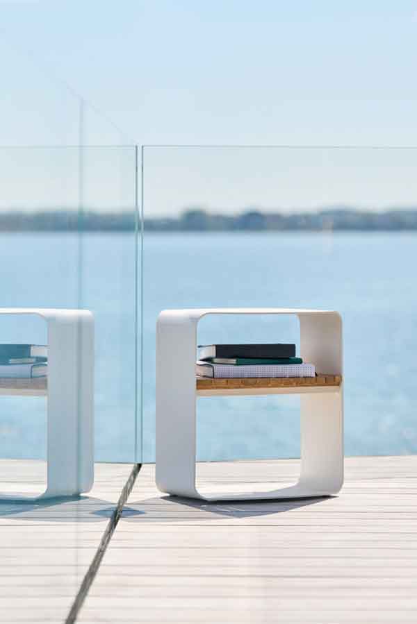 Sivupöytä Mindo 109, Off White