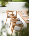 Istuintyyny Bok Outdoor tuoliin, Mocha