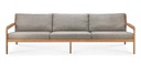 Sohva Jack Outdoor 265 cm, tiikki, Mocha