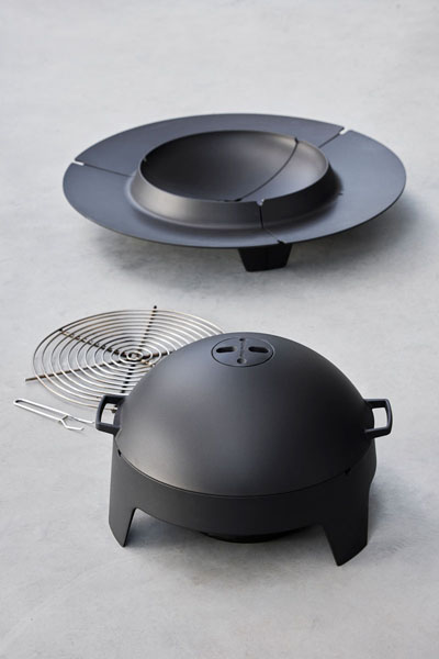 Grilliritlä Ember tulisijaan, teräs