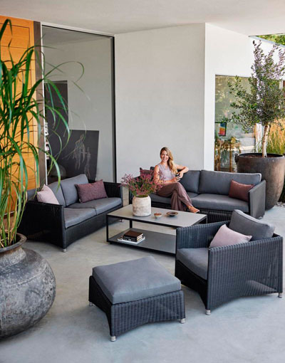 Sohva Diamond 2:n istuttava, Graphite