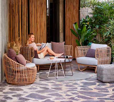 Lepotuoli Nest, Natural