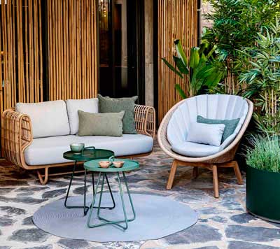 Sohva Nest 2:n istuttava, Natural