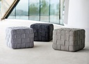 Rahi Cube 48 x 48 cm, Light Grey