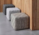 Rahi Cube 48 x 48 cm, Light Grey