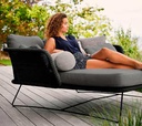 Daybed Horizon, musta-harmaa
