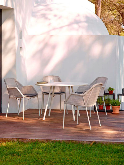 Ruokapöydän tuoli Breeze, White Grey