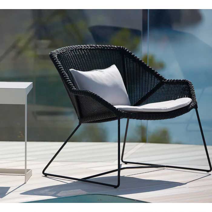 Loungetuoli Breeze, Black