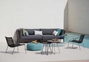 Loungetuoli Straw, Anthracite