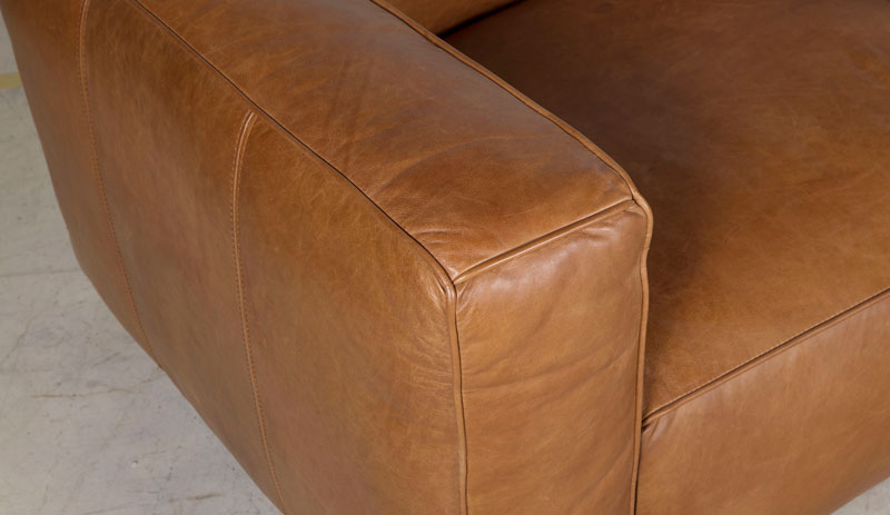 Sohva Bailey 3:n istuttava, Cognac Brown