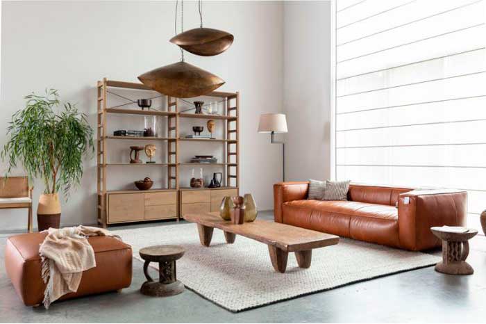 Sohva Bailey 3:n istuttava, Cognac Brown