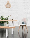 Ruokapöydän tuoli Avril HB, tammijalat, Pure White
