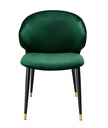 Ruokapöydän tuoli Volante, Roche Dark Green