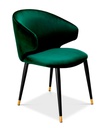 Ruokapöydän tuoli Volante, Roche Dark Green