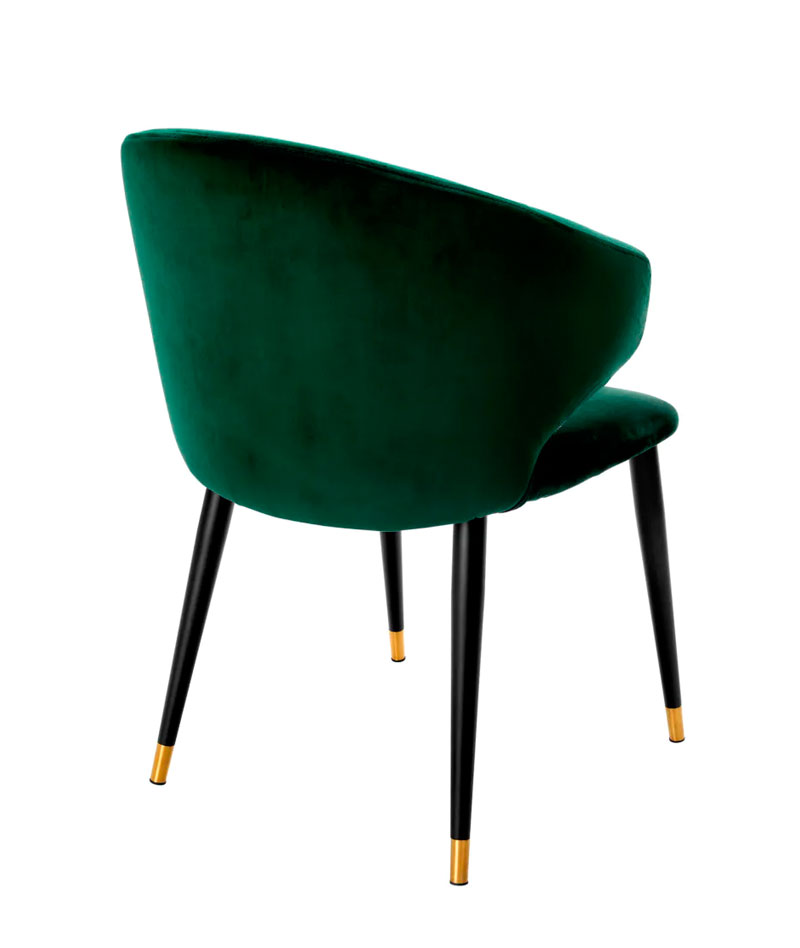 Ruokapöydän tuoli Volante, Roche Dark Green