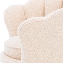 Nojatuoli Trapezium, Bouclé Cream
