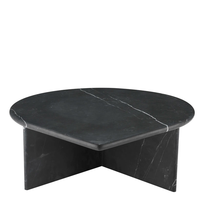 Sohvapöytä Naples 3 kpl, musta marmori