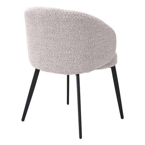 Käsinojatuoli Lloyd 2 kpl, Bouclé Grey