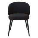 Ruokapöydäntuoli Lloyd 2 kpl, Bouclé Black