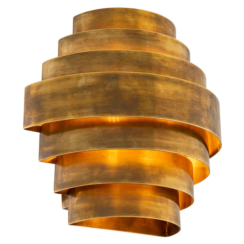 Seinävalaisin Rizzi Double, Vintage Brass