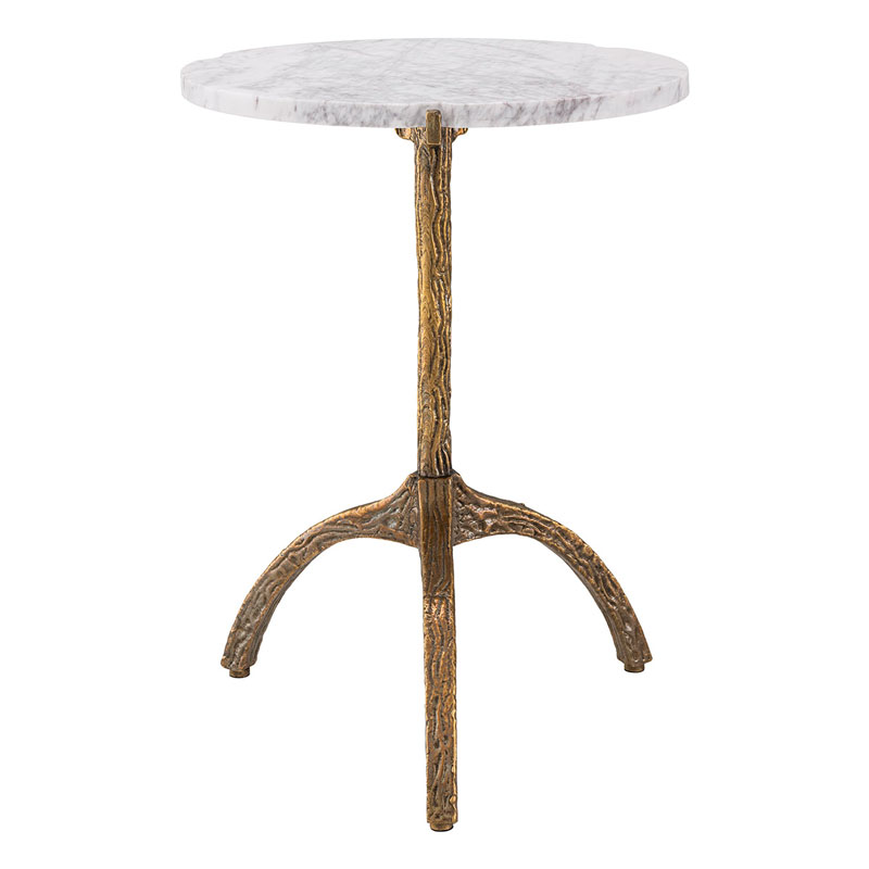 Sivupöytä Cortina Oval 45,5 x 34,5 cm, marmori