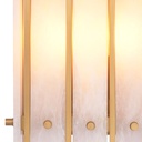 Seinävalaisin Sparks S, Antique Brass, alabasteri