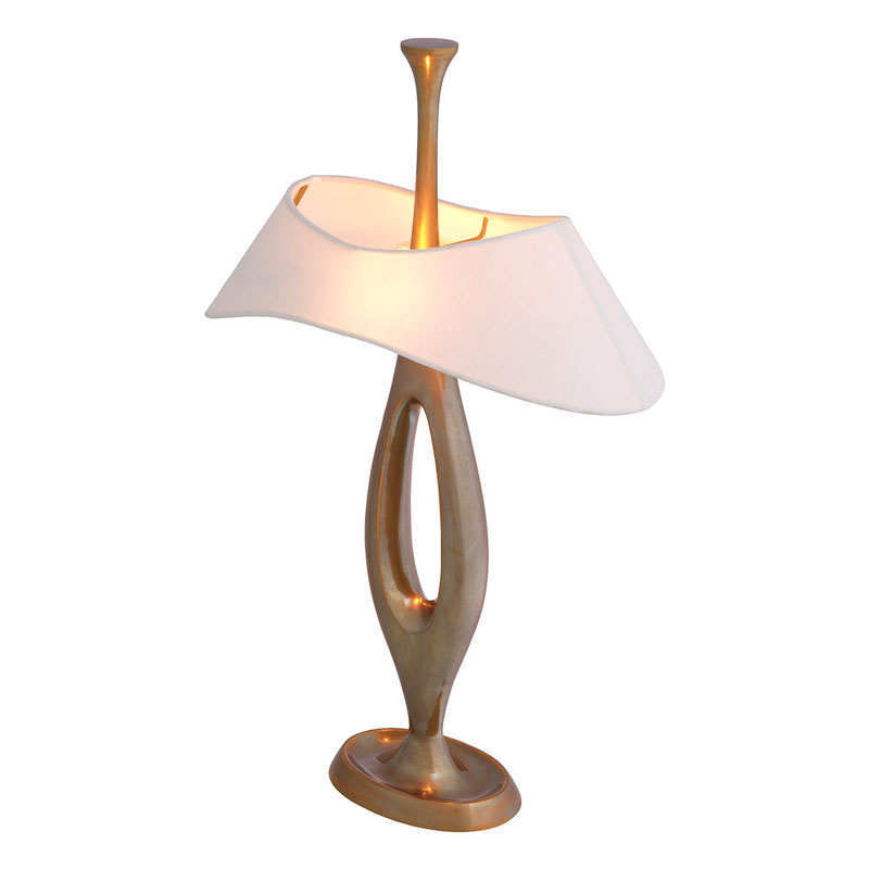 Pöytävalaisin Gianfranco, Vintage Brass, sis. varjostin