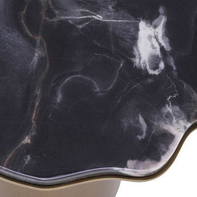 Sivupöytä Shapiro, musta marmori