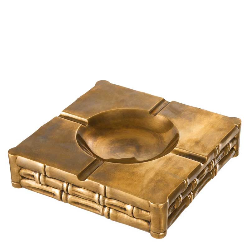 Tuhkakuppi Bamboo, Vintage Brass