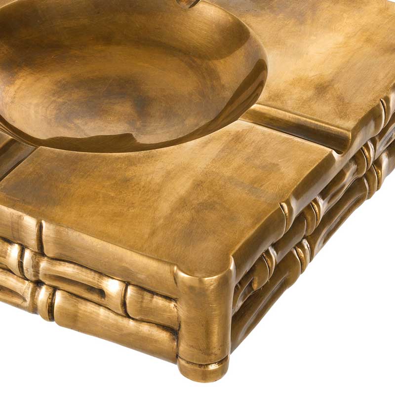 Tuhkakuppi Bamboo, Vintage Brass