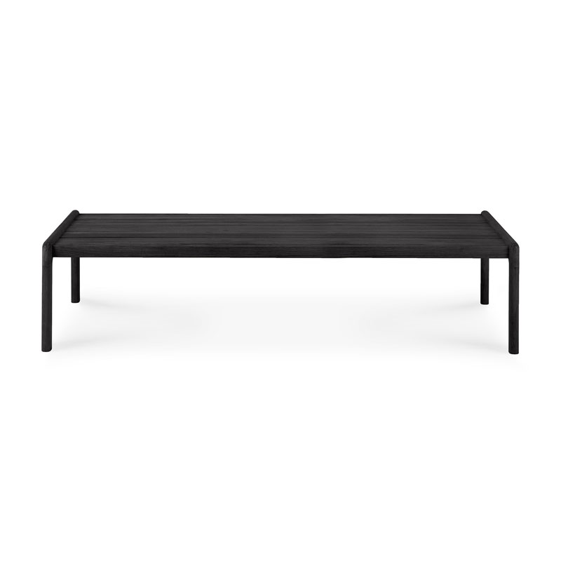 Sohvapöytä Jack Outdoor 150 x 65 cm, tiikki, musta