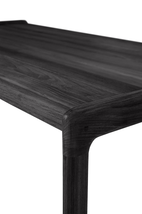 Sohvapöytä Jack Outdoor 150 x 65 cm, tiikki, musta