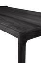 Sohvapöytä Jack Outdoor 150 x 65 cm, tiikki, musta