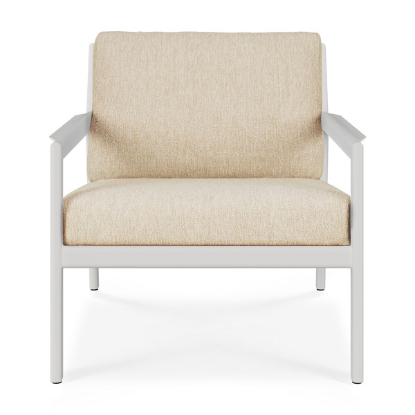 Nojatuoli Jack Outdoor, alumiini, pehmusteella