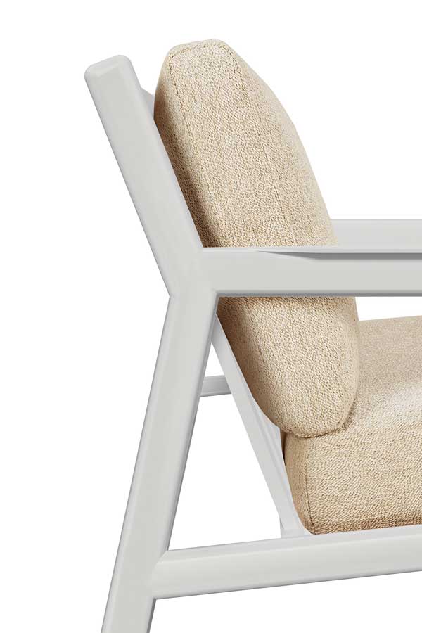 Sohva Jack Outdoor 180 cm, alumiini, pehmusteella