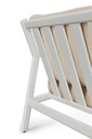 Sohva Jack Outdoor 180 cm, alumiini, pehmusteella