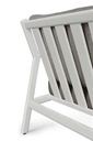 Sohva Jack Outdoor 180 cm, alumiini, pehmusteella