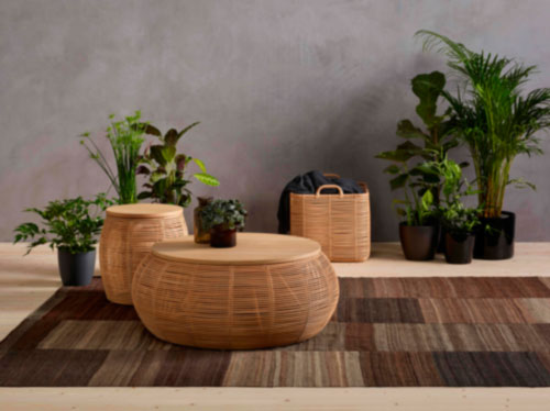 Sohvapöytä Vivi 95 cm, rottinki