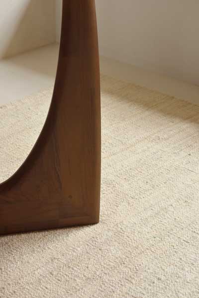 Sivupöytä Teak Geometric 51 cm