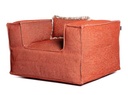 Silky Club Seat -lepotuoli, Terracotta