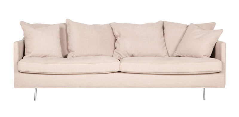 Sohva Julia Lux XL 3:n istuttava, Caleido Powder Pink