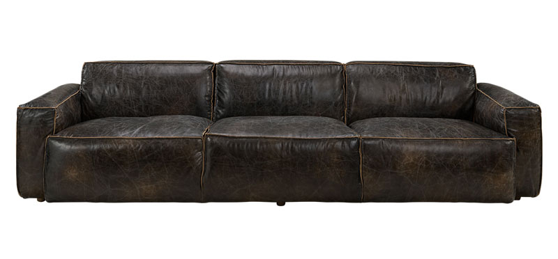 Sohva Buddy 4:n istuttava, nahkaverhoilu, Fudge